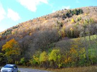 Et, pendant un court instant de soleil, les couleurs d'automne sur le mont Baret.